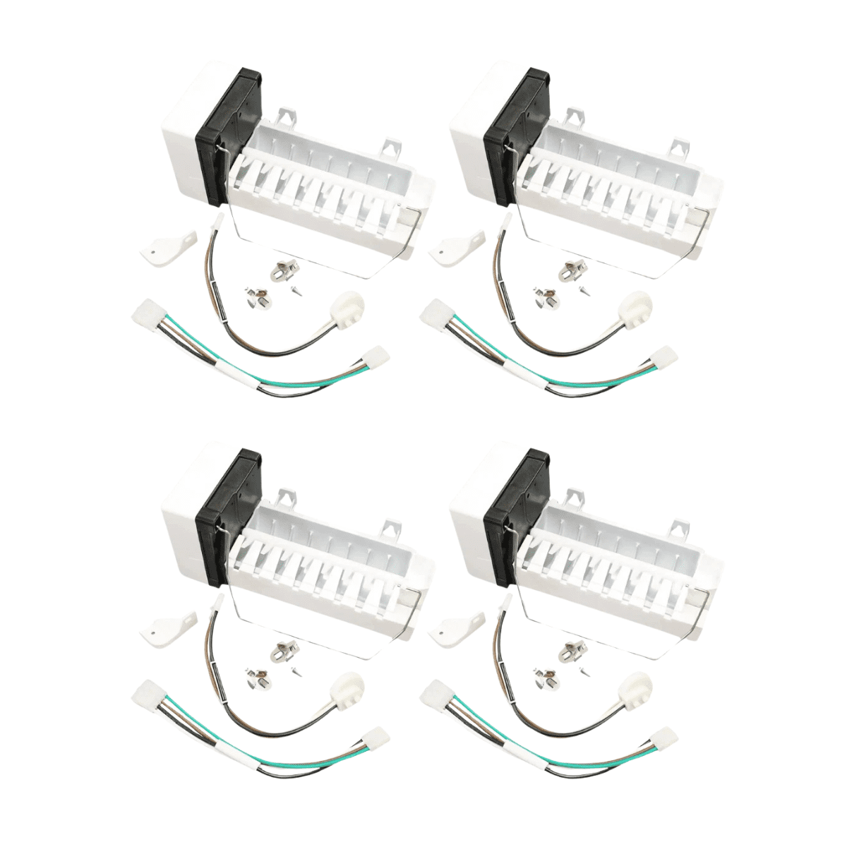 4317943 Refrigerator Ice Maker for Whirlpool Kenmore 626633, 626636 4-Pack