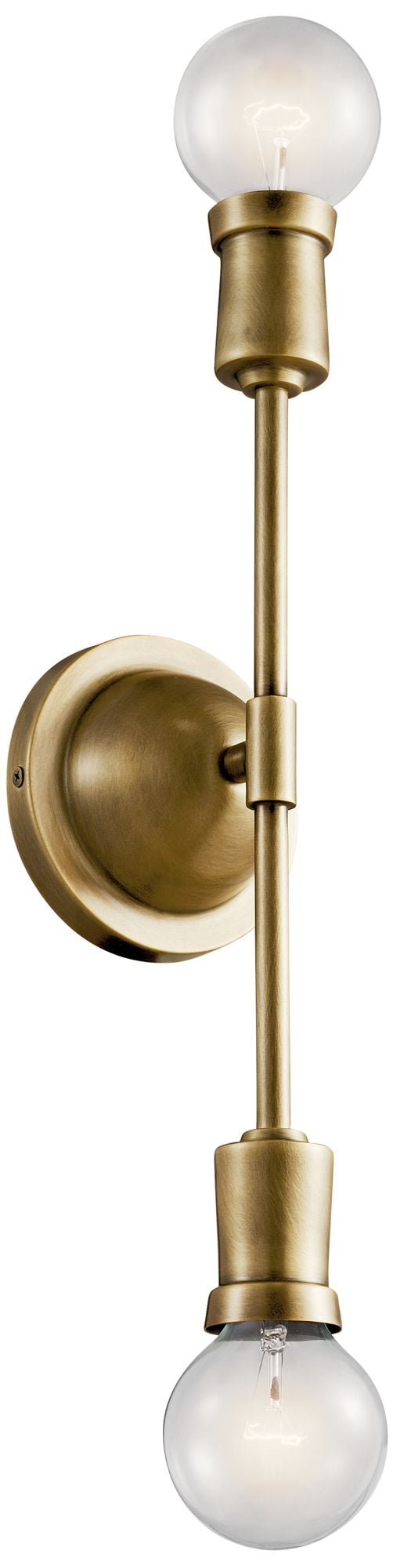 Armstrong Brass Modern 2-Light Wall Sconce