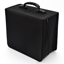 432 Capacity CD Case, Heavy Duty Nylon Black DVD Disc Case Bag Holder Organizer Binder