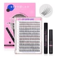 thumbnail image 1 of 432 Pcs Cluster Eyelash DIY Lash Extension Kit 601 Clear Brand, 1 of 7