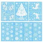 432-Piece Christmas Window Clings and Stickers for Holiday Window Decor