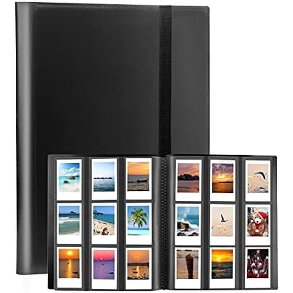 432 Pockets Photo Album for photo album, suitable for most cameras (black)