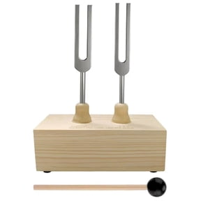 432Hz 528Hz Sound Healing Forks Resonance Tuning Forks with Resonant Box for Practice Physical Sports Fitness Enduring