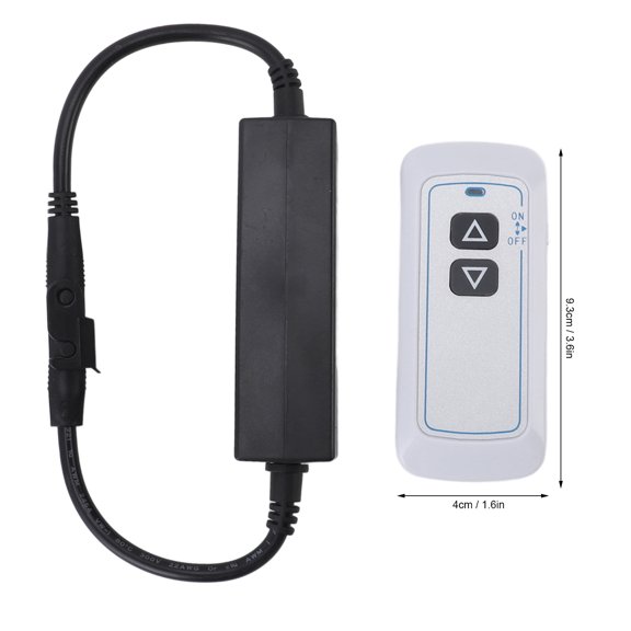 433.92MHz Wireless Linear Actuator Controller, Remote For Electric Push Rod Telescopic Motor, 30m Range