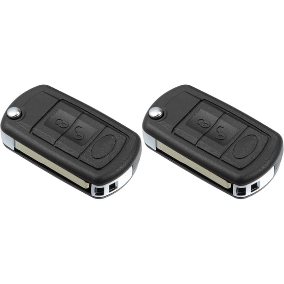 433 MHz Key Fob Keyless Entry Remote Fit for Land Rover Range Rover 2006-2010 for for Land Rover LR3 2005-2009 NT8-15K6014CFFTXA - Pack of 2 Black
