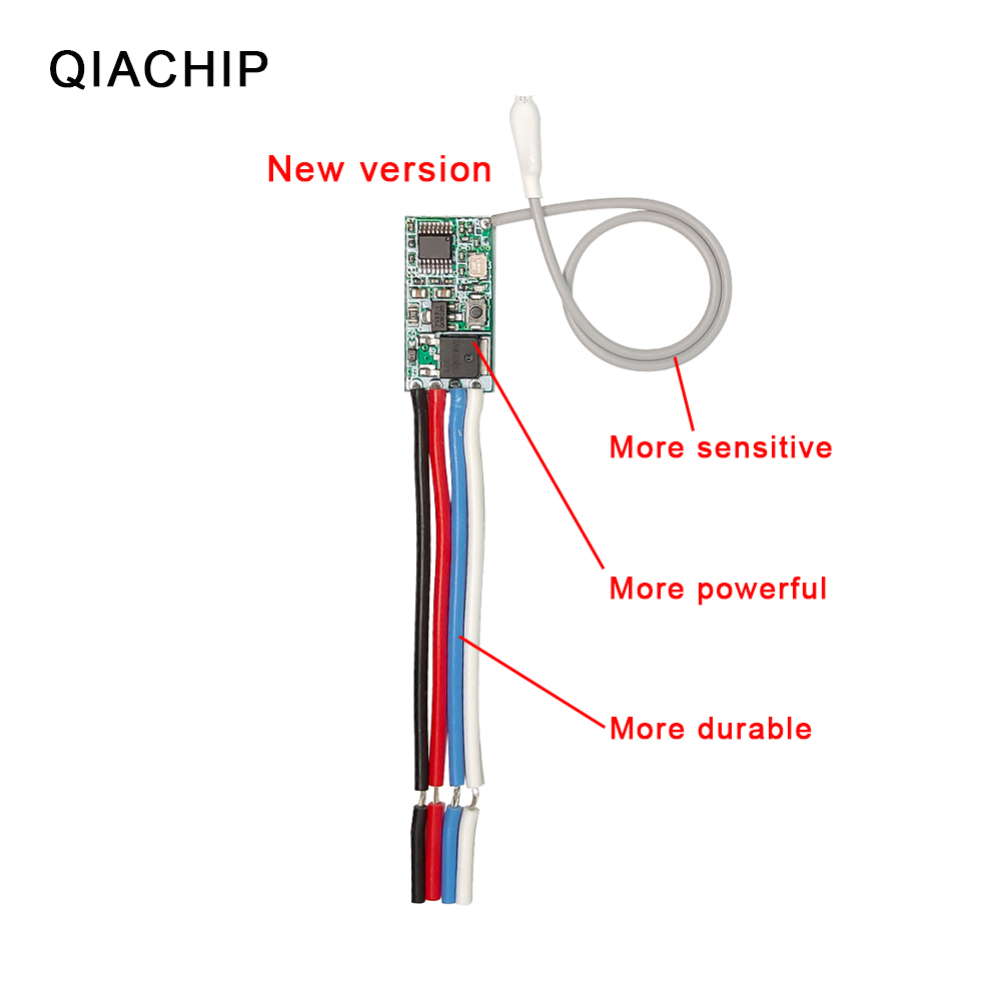 433 Mhz 1CH RF Relay Receiver Universal Wireless Remote Control Switch Micro Module LED Light