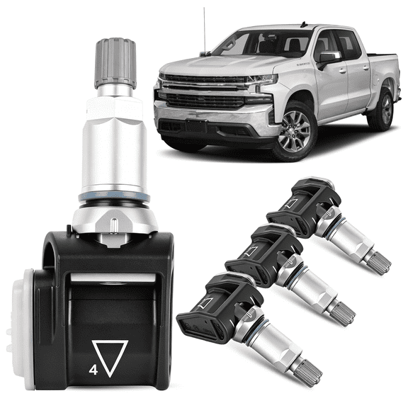 433MHZ Tire Pressure Sensors for Chevy Silverado 1500 2019-2024 LTD 2500 3500 HD #13545366
TPMS Sensor 4pcs