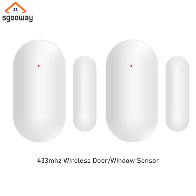 433MHZ Wireless Window Door detector Security Smart Gap Sensor for Home