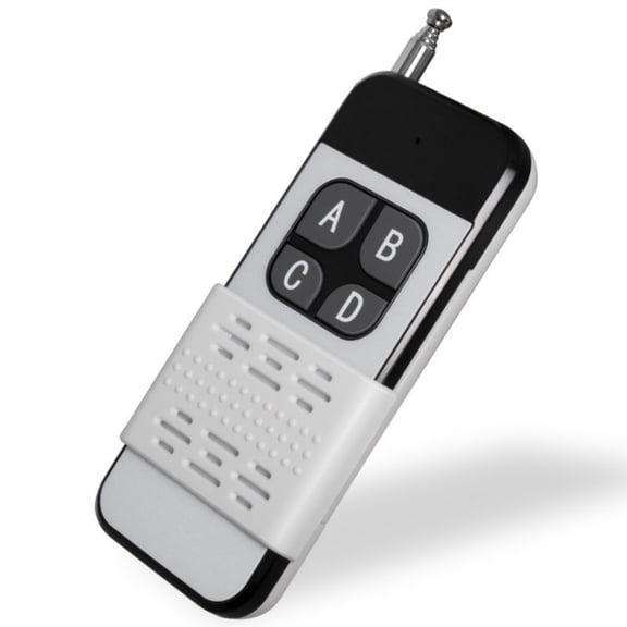 433MHz Learning Code Remote with Four Button ABS for Easy Device Management