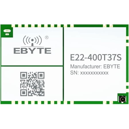 433MHz Lora Wireless RF Module E22-400T37S 37dbm Long Distance 20KM Low Power LBT RSSI IPEX Stamp Holes PA+LNA