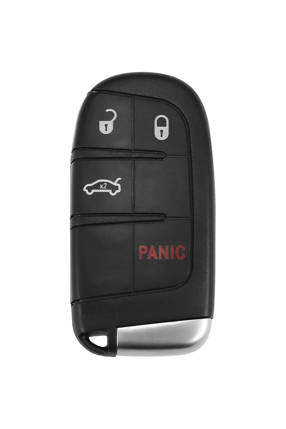 433MHz Smart Proximity Replacement Keyless Entry Remote Car Key Fob for Charger 11-18 for Dart 14-16 for Challenger 15-18 46 Chip 4 Buttons with Door Key