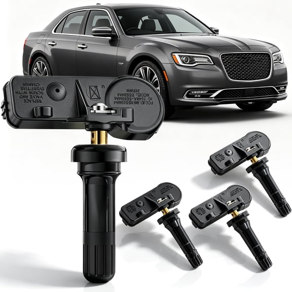 433MHz TPMS Sensor 4pcs  Compatible with Chrysler 300 2009-2021 | Replacement for OEM# 56029398AB 56029398AA 68241067AB TPM197RA
