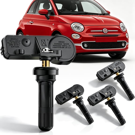433MHz TPMS Sensor 4pcs  Compatible with Fiat 500 2011-2019 | Replacement for OEM# 56029398AB 56029398AA 68241067AB TPM197RA