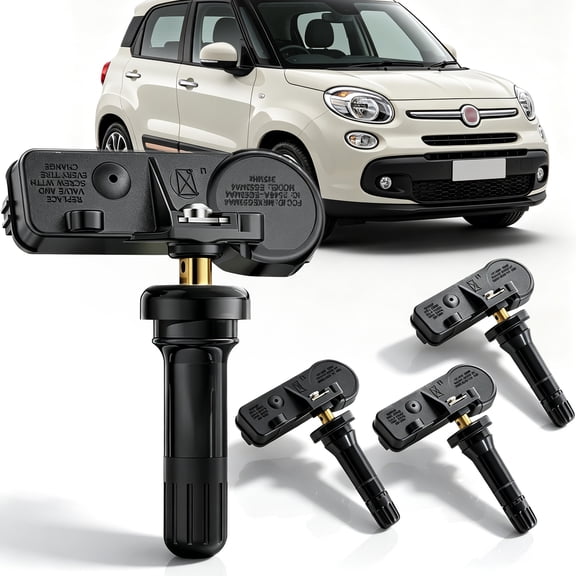 433MHz TPMS Sensor 4pcs  Compatible with Fiat 500L 2014-2020 | Replacement for OEM# 56029398AB 56029398AA 68241067AB TPM197RA