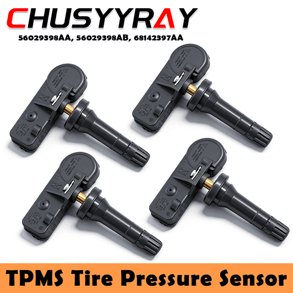 433MHz TPMS Sensor Kit for Chrysler,Dodge Jeep - No Pre-Programming Easy Install