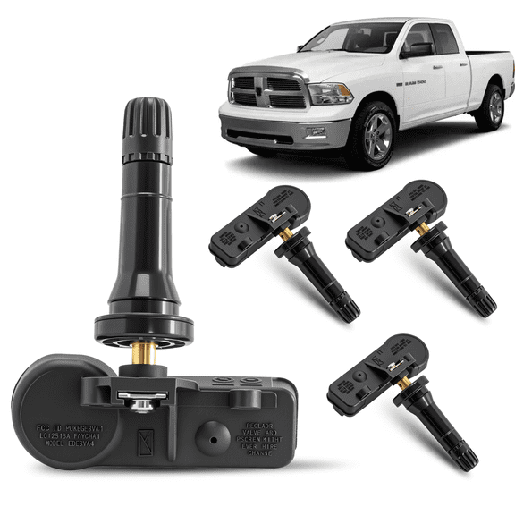 433MHz Tire Pressure Sensors for Ram 1500 2500 3500 2010-2013 OEM 56029398AA TPMS 4pcs