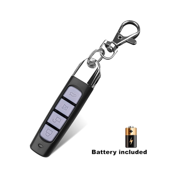 433MHz Universal Remote Control Duplicator for Garage Gate Doors,4 Channel Clone Copy Remote with Key Shape Design for Electric Doors/Alarms