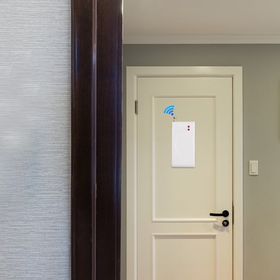 433MHz Wireless Door Magnetic Sensor Alarm, Household Door Window Alarm System, Intrusion Alert with 50m Transmission