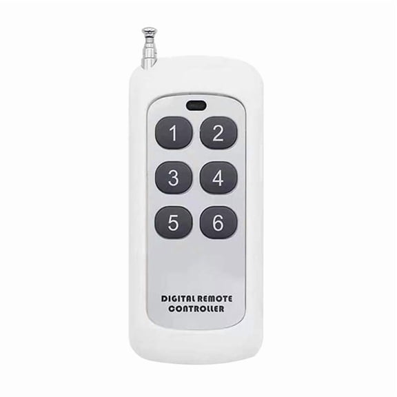 433MHz Wireless Remote Control, Long Range 1000m, Learning Code 1527, for Water Pumps, Tubular Motors, Lamps