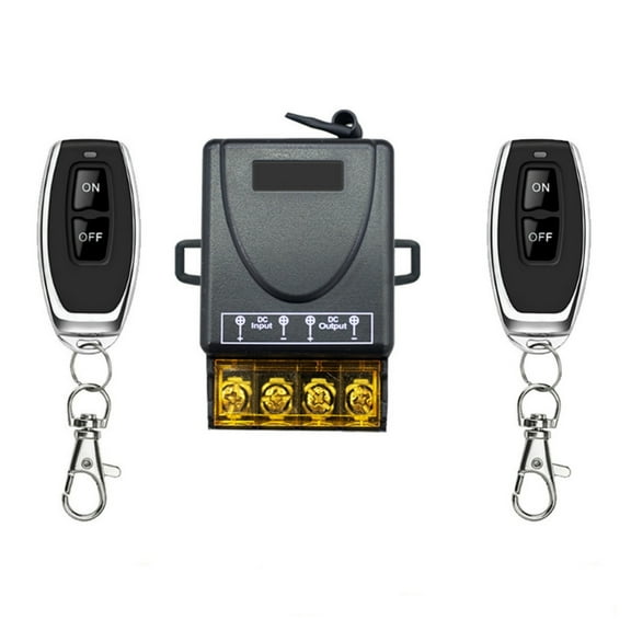 433MHz Wireless Remote Control Switch DC 12V 24V 48V 72V 40A 1Ch Relay Receiver TAPDRA Spare Part