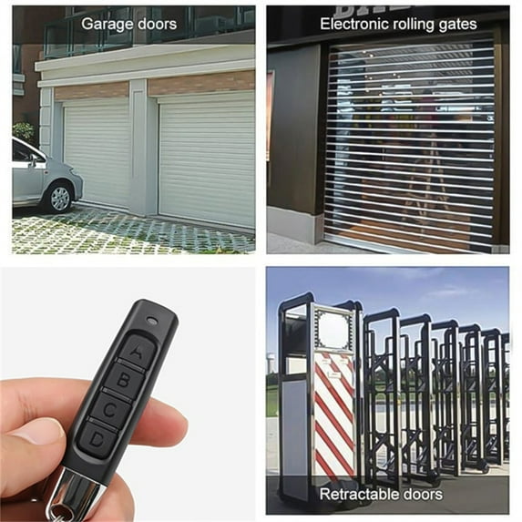 433Mhz Wireless Remote Fob, Garage Opener Remote, Remote Garage Door Opener, Universal Garage Door Opener, Garage Remote Control Universal, Door Access Control System, for