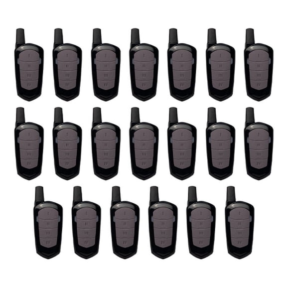 433Mhz Garage Door Remote Control Wireless Mini 4-Key Copy Clone Remote Control for Cars, Garage Doors 20PCS,20 x remote control,Black&Gray