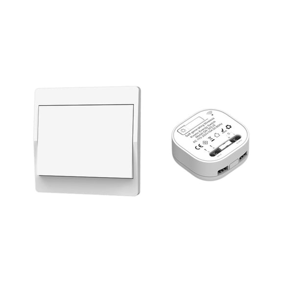 433Mhz Remote Control Device Relay Smart Light Control 49X48X23Mm Rf433Mhz Switch Easy Installation Memory Function