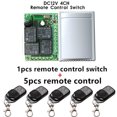 433Mhz Universal Wireless Remote Switch DC12V 4CH relay Receiver Module
