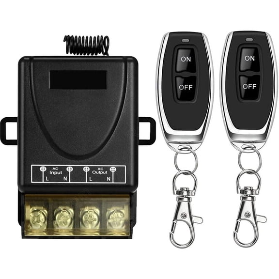 433Mhz Wireless High-Power Remote Control Switch, Rf Remote Control Ac 220V/240V/110V 30A, Used For Lamps, Water Pumps, Household Appliances, Agricultural Irrigation