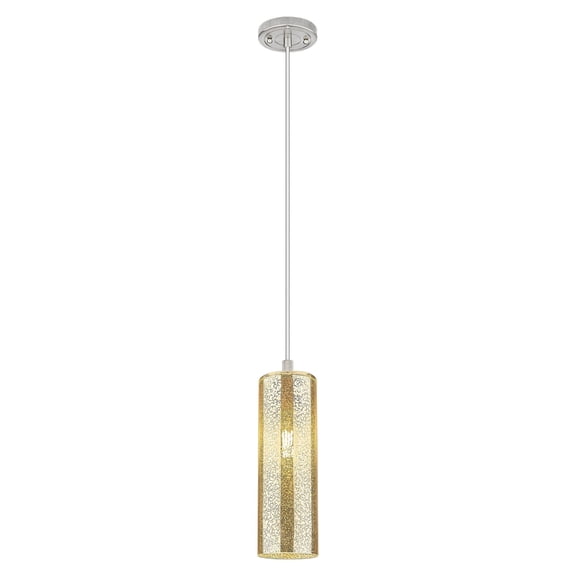 434-1P-SN-G434-12ME Innovations Lighting Crown Point - 1 Light Cord Pendant In Industrial Style-13.25 Inches Tall and 4.5 Inches Wide-Satin Nickel