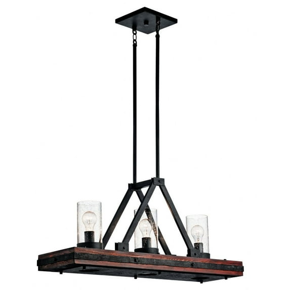 Rustic Inspirations 16.75 Inches Tall By 10.75 Inches Wide-Auburn Stained Finish Kichler Lighting 43433Aub