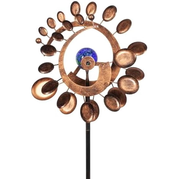 4351W 45-Inch Illuminarie Dual Motion Wind Wheel$$Garden &