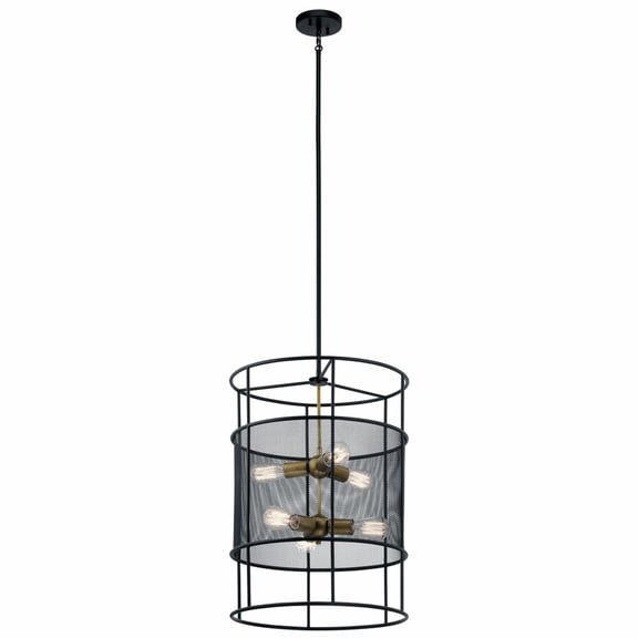 Kichler Lighting - Six Light Foyer Pendant - Foyer Pendant - Piston - 6 Light