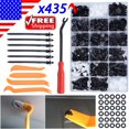 thumbnail image 1 of 435PCS Bumper Car Retainer Clips & Plastic Fasteners Kit Push Retainer Auto Push Pin Rivets Set, 1 of 6