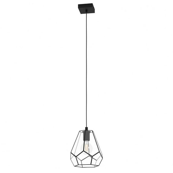 43643A-Eglo Lighting-Mardyke - 1 Light Pendant In Transitional Style 9.45 Inches Tall And 9 Inches Wide -Traditional Installation