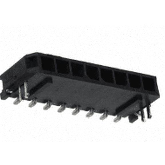 43650-0810 Connector Header Surface Mount, Right Angle 8 position 0.118" (3.00mm) :RoHS, Cut Tape 0436500810
