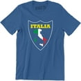 thumbnail image 1 of 437 Italia Flag Mens Funny Country italian Italy Cool Futbol Soccer T-Shirt, 1 of 4