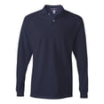 thumbnail image 1 of 437ML Polo Shirt 5.6oz 50/50 Long Sleeve Jersey SpotShield, 1 of 6