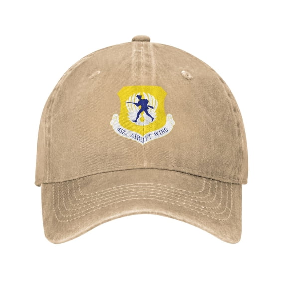 437th Airlift Wing Cowboy Hat Baseball Hat Trucker Hat For Men Women Retro Denim Hats Baseball Cap Dad Hat