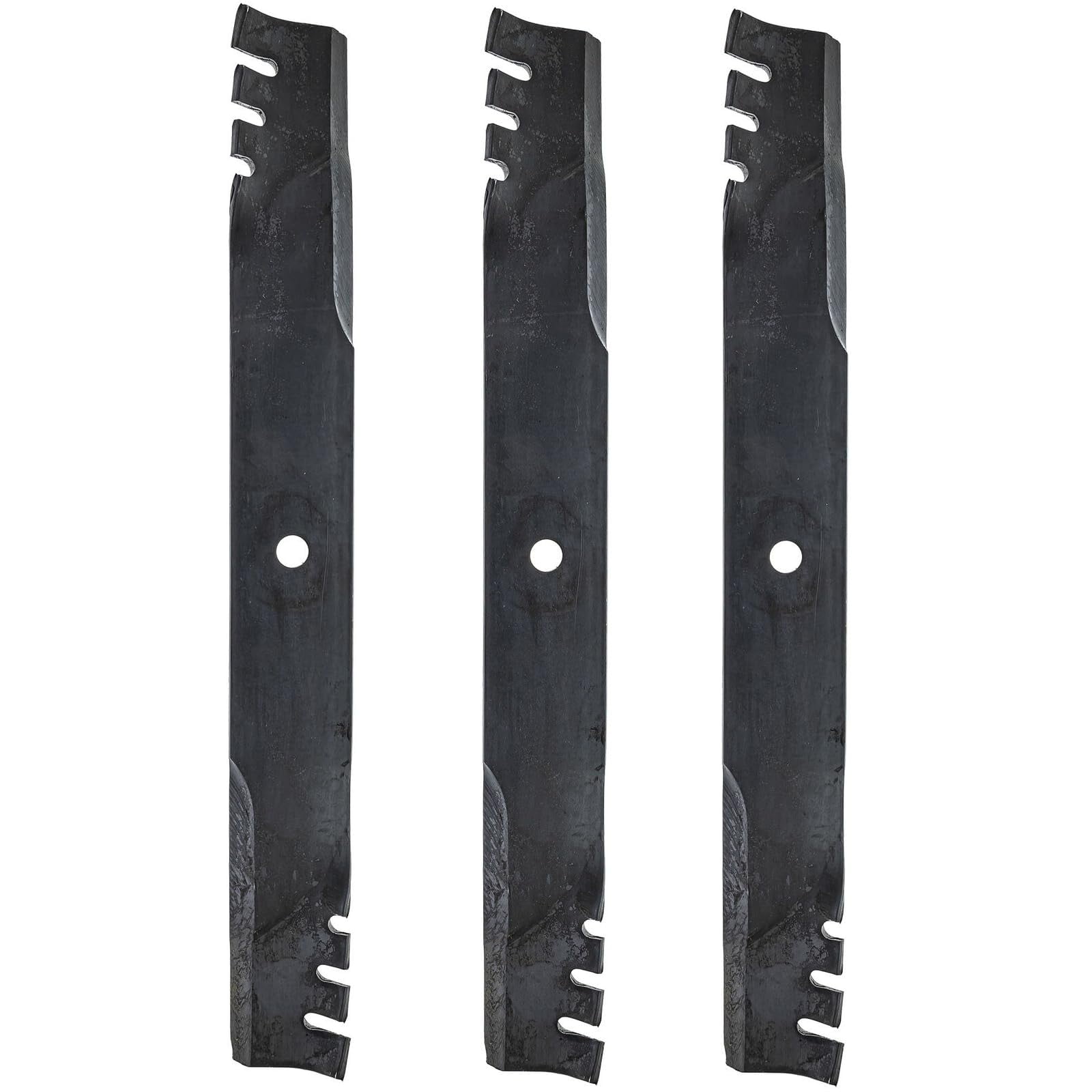 438-0010-00 (OEM) Spartan 61" Eliminator Mulching Blades (3 Pack). Fits 61" RZ RT SRT KG Mower Decks Old Part #438-0002-00