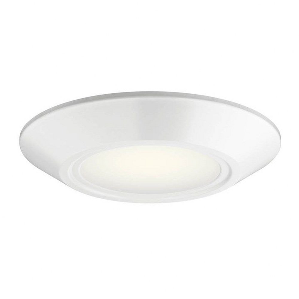 43873WHLED30-Kichler Lighting-Horizon III - 1 LED Downlight In Utilitarian Style-6.4 Inches Tall and 1.3 Inches Wide-White Finish-3000 Color