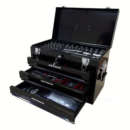 439/239pcs Mechanics Tool Set - Household Auto Repair Tool Kit | Portable Storage Tool Box for Home Maintenance & Automotive Fixes