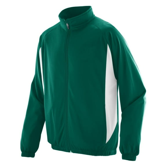 4391 Medalist Jacket - Youth DARK GREEN/WHITE L