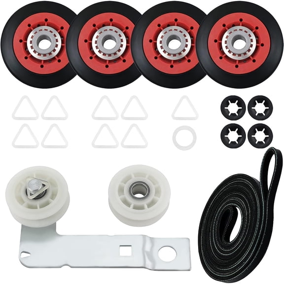 4392067 Dryer Repair Kit with W10837240 Idler Pulley for Whirlpool Maytag Kenmore Admiral Dryer, Fits Bravos & Duet Dryers