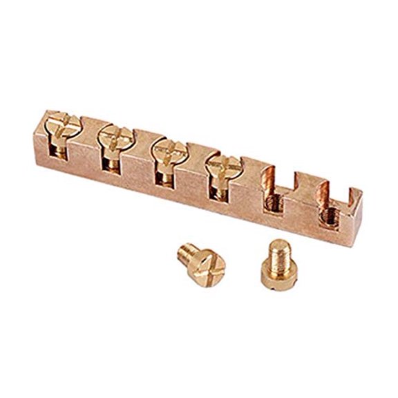 43MM Adjustable Guitar Nut for 6 String Electric Bass Brass