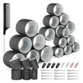 thumbnail image 1 of 43PCS Hair Curlers Rollers with Clips Hair Roller with 3 Sizes , Jumbo Hair Roller with 12Duckbill Clips Hair Rollers, 1 of 7