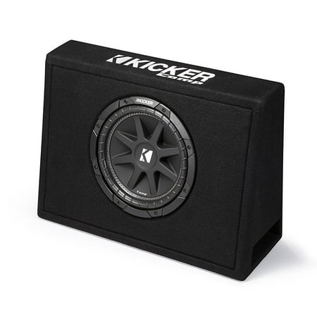 New 43TC104 Kicker Comp 10" (25cm) Sub in Thin Profile Encl, 4-Ohm