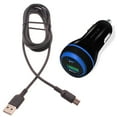 43W Quick Car Charger for Motorola Moto G Power 5G (2025) 2Port USB