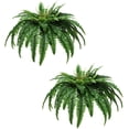 thumbnail image 1 of 43in Large Fake Fern,Set of 2 Artificial Ferns, 49 Leaves for Each Bouquet Faux Ferns,Fake Boston Plants for Home, Office, Garden Indoor Outdoor Decoration, 1 of 6