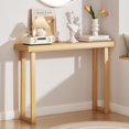 thumbnail image 1 of 43in Wood Console Table, Wood Sofa Table Entryway, Multifunctional Use for Living Room, Hallway, Bedroom, Home, Office, 1 of 7